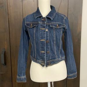 Girls Cherokee denim jean jacket L 10-12 NWOT